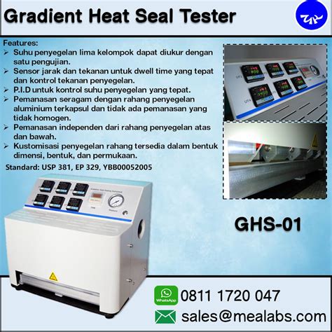 Five points Heat Seal Tester store|GHS.